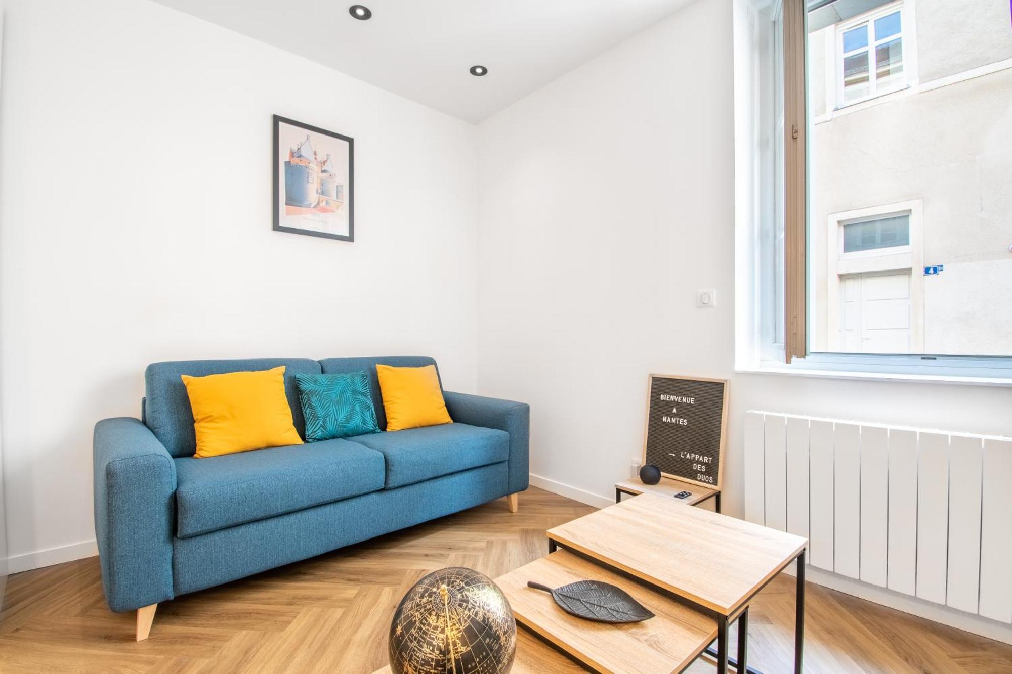 L'Appartement Des Ducs Avec Baignoire Double น็องต์ ภายนอก รูปภาพ
